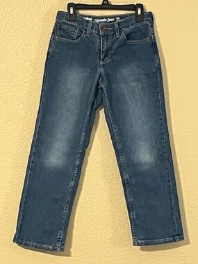 urban pipeline Boy’s Size 8 Reg Blue Jeans with Contrast Stitching